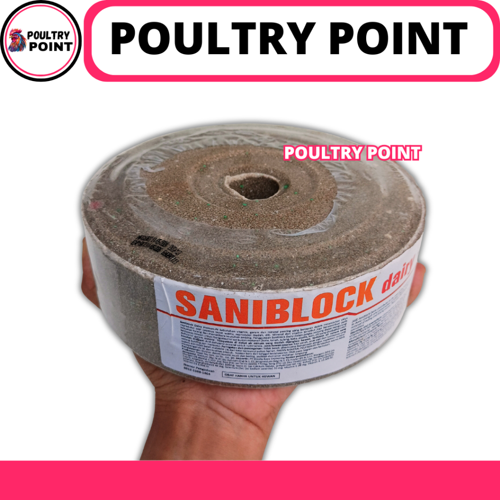 MINERAL BLOK SANIBLOCK DAIRY 2 KG - MINERAL BLOK KAMBING PERAH - MINERAL BLOK SAPI PERAH - MINERAL B
