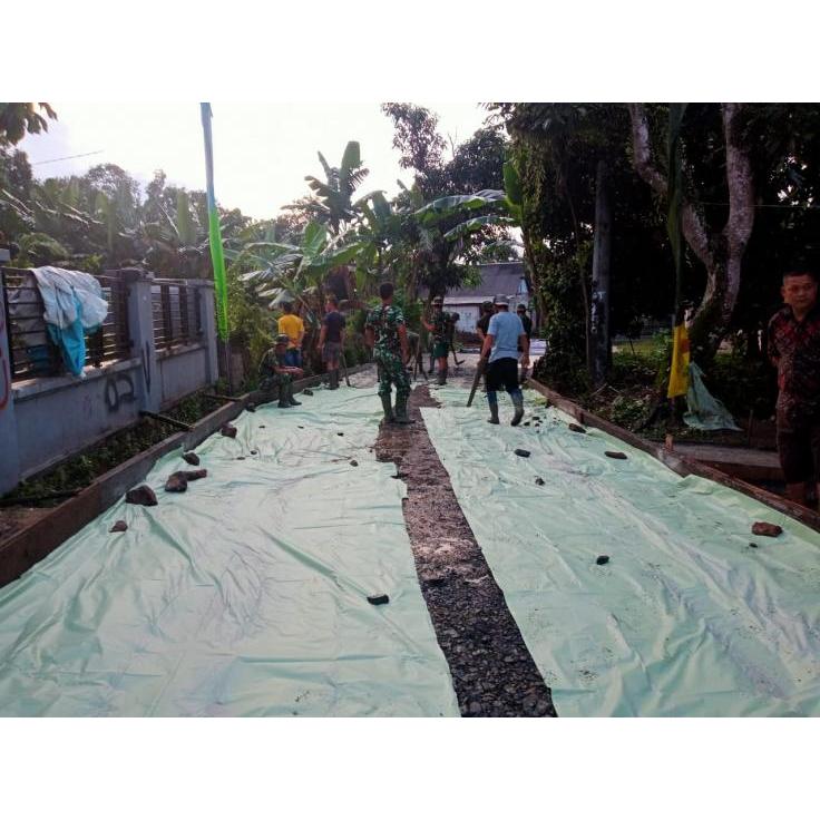 PLASTIK COR PANJANG 50 METER LEBAR 3 METER KETEBALAN 30 MICRON