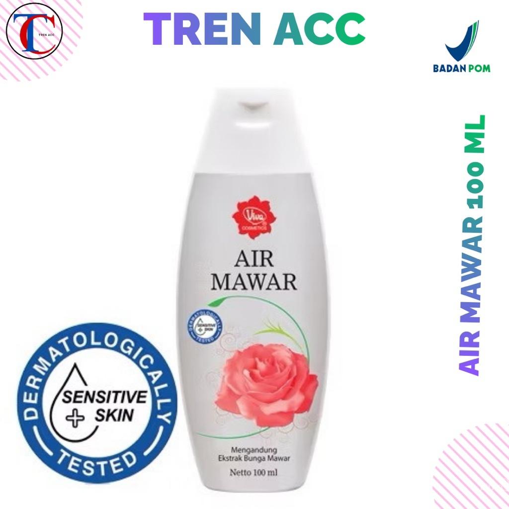 Viva Air Mawar 100ml / air mawar viva original asli 100% / Air Mawar Viva Original BPOM - 100 ml