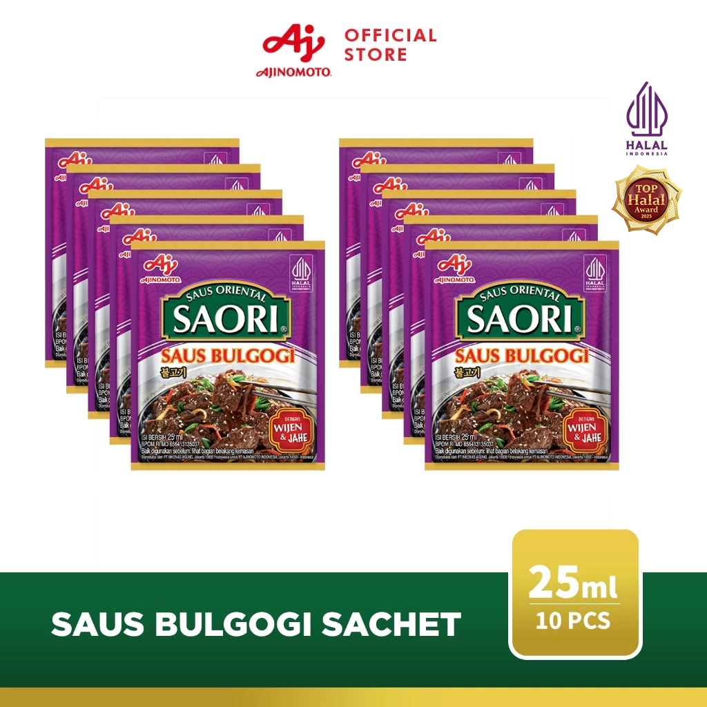 SAORI® Saus Bulgogi Oriental Sachet 23 ml (10 pcs)