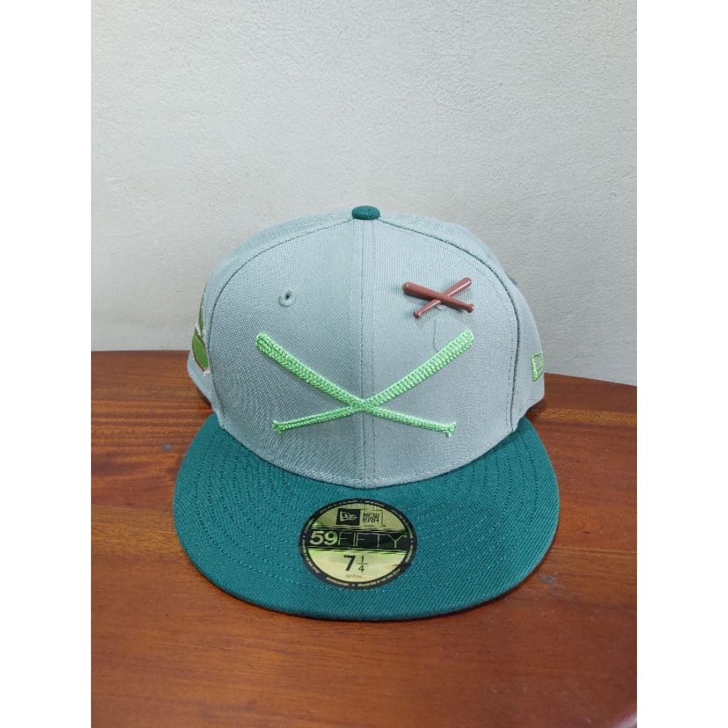 Topi Original Fitted Newera Colab Justfitteds Tea Ocha