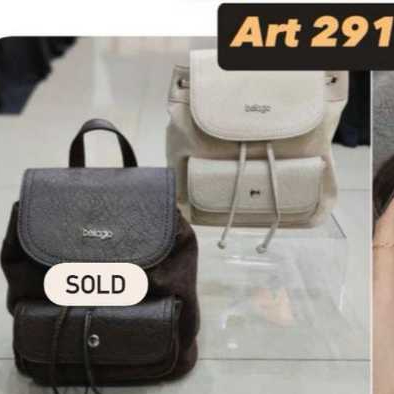 READY Tas Ransel BELLAGIO ART 291 OFF WHITE