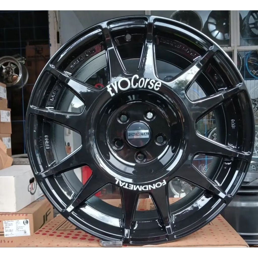 velg mobil ring 18 EVO CORSE PCD 5X108 R18 velg rally Chery volvo