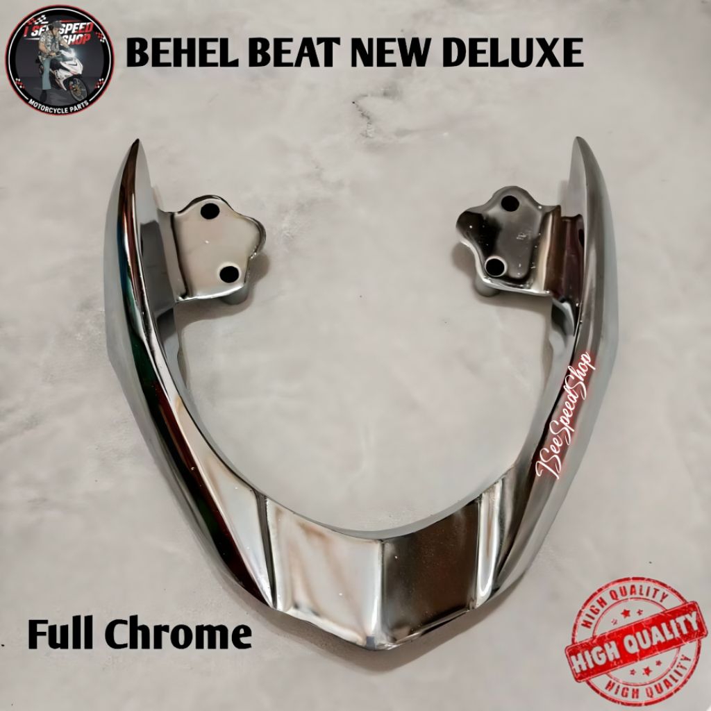 Behel Begel Beat New Deluxe FULL CHROME Planger Honda Beat New Deluxe Model Original FULL KRUM