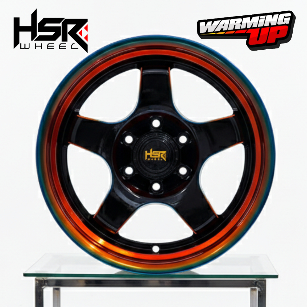 Velg Mobil palang 5 Cocok Pajero Fortuner Ring 18 Lebar 95 BOB HSR R18X95 H6X139,7 ET0 RAINBOW