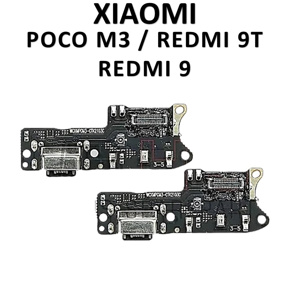 FLEXIBLE CHARGER / PAPAN CAS CONNECTOR CHARGER XIAOMI POCO M3 / REDMI 9T / REDMI 9 ORIGINAL