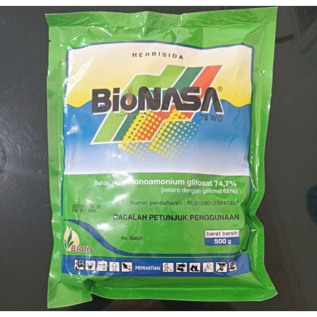Herbisida Bionasa 75wg Ts Bahan Aktif Monoamonium Glisofat 75%
