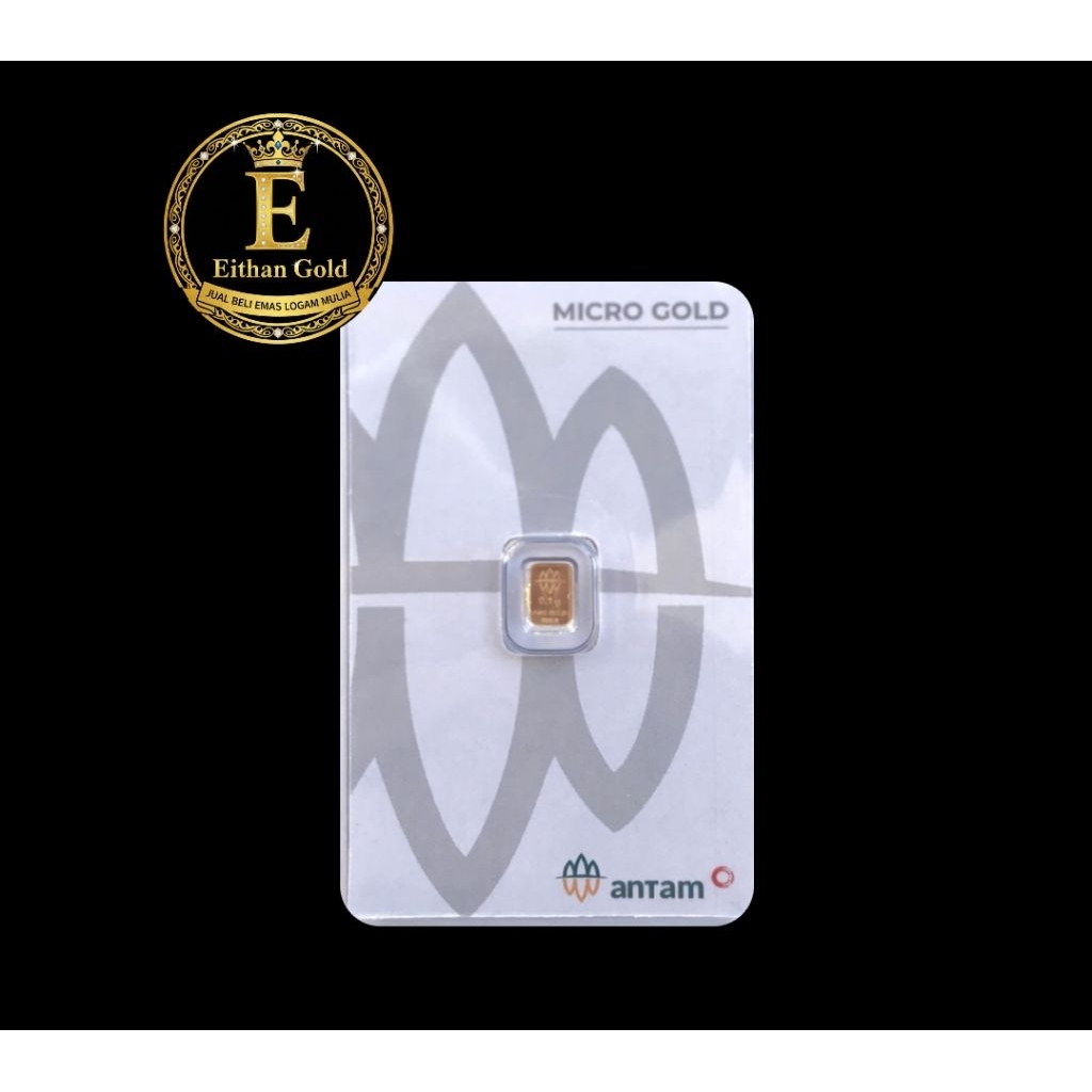 Logam Mulia LM Micro Gold 0,1 gram 0,25 Gram, 0,5 Gram