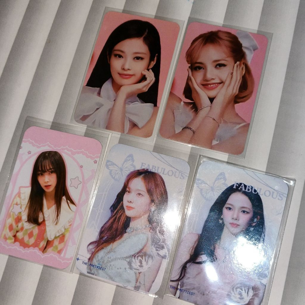 Photocard aespa blackpink unofficial
