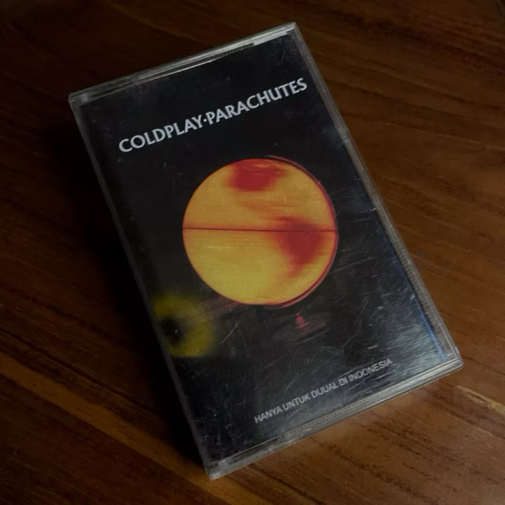 kaset pita coldplay parachute