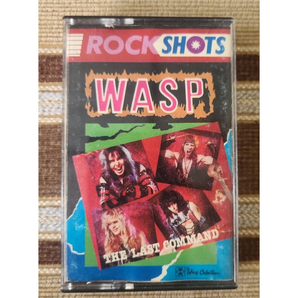 Kaset pita WASP - The last Command rekaman Rockshot pita maxell