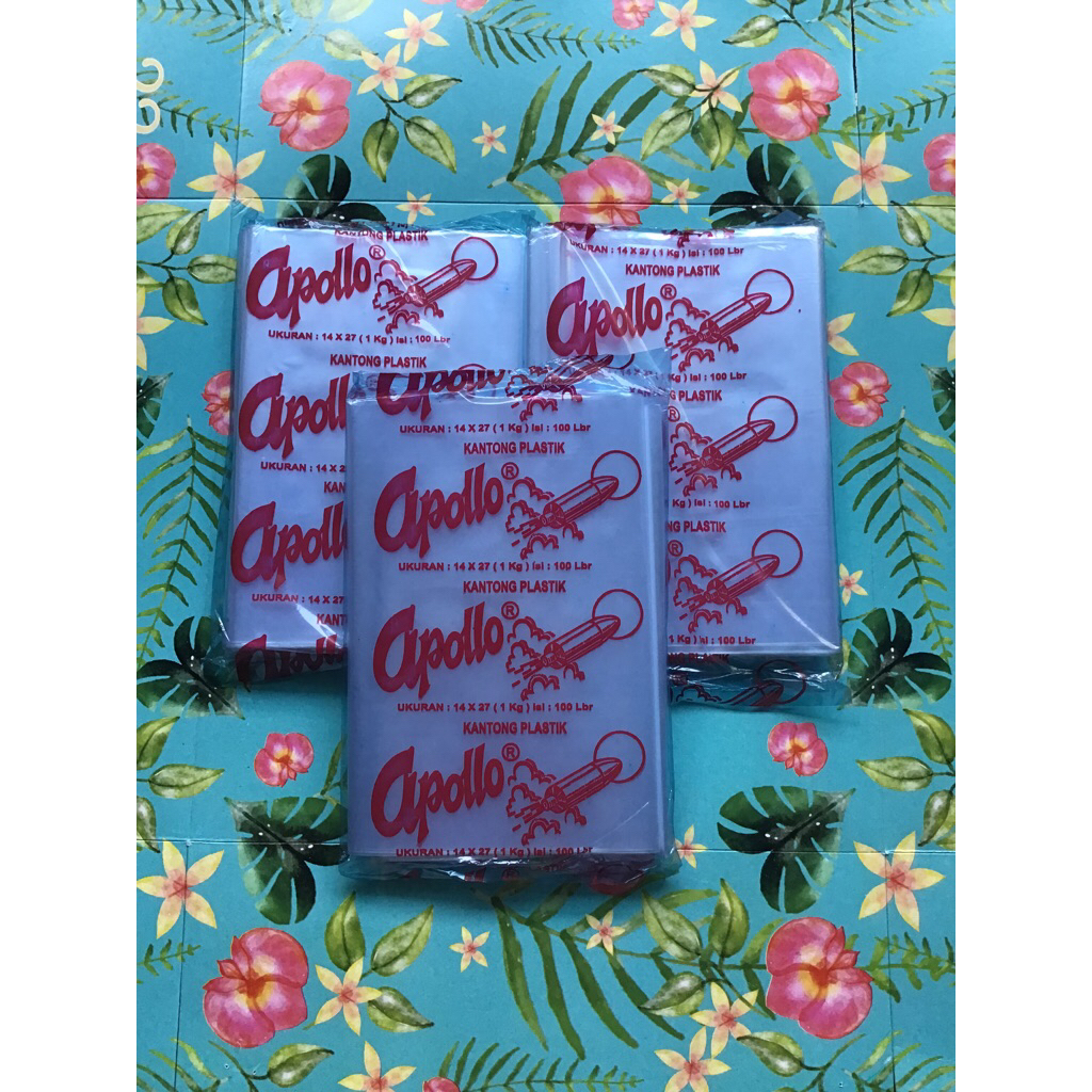 PROMO HARGA PABRIK  plastik bening PP Apollo Merah 1/2 ons, 1 ons, 1/4 kg, 1/2 kg, 1 kg,  2 kg, 3 kg