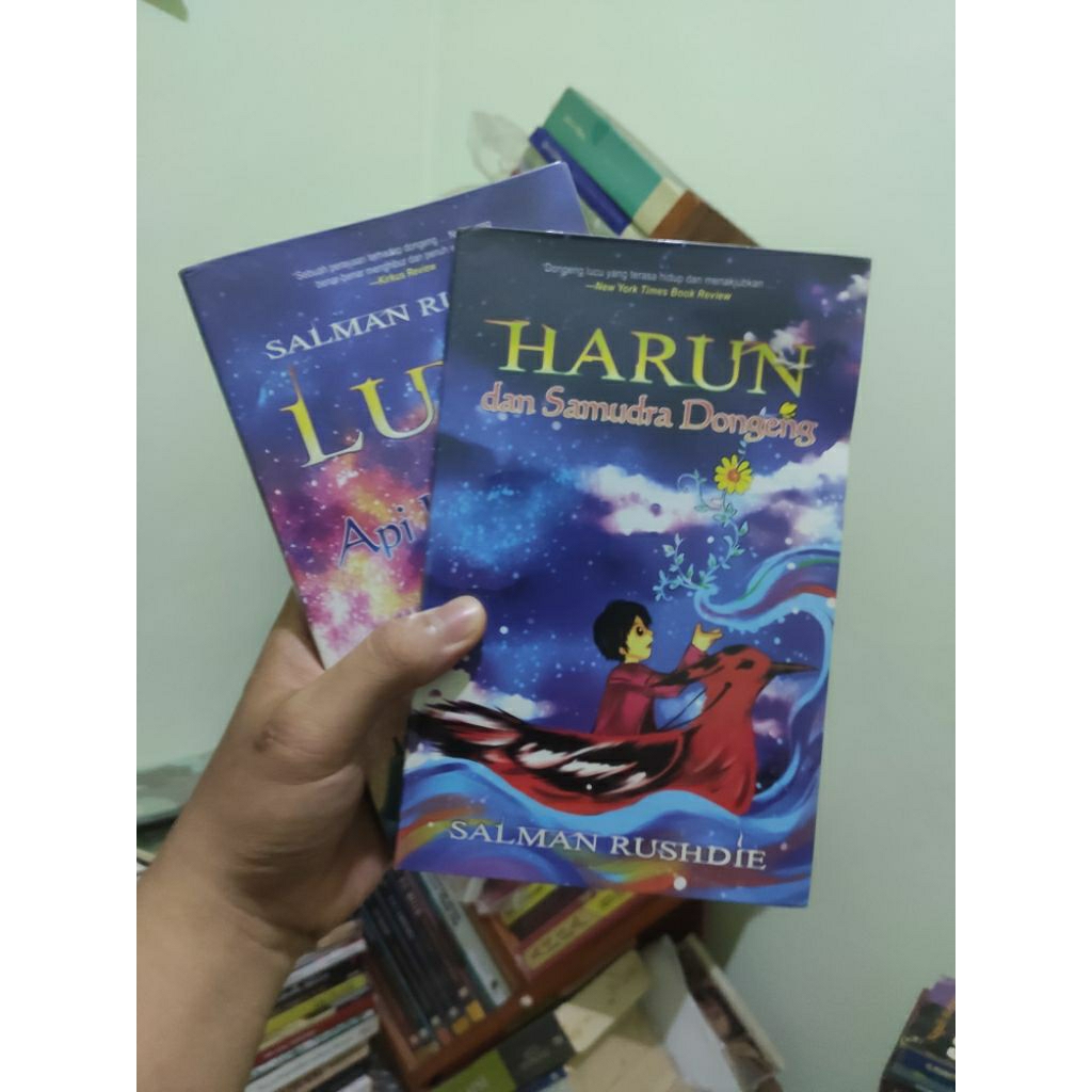 [PRELOVED ORI] Bundle Harun Samudra Dongeng & Luka Api Kehidupan - Salman Rushdie Buku Bekas