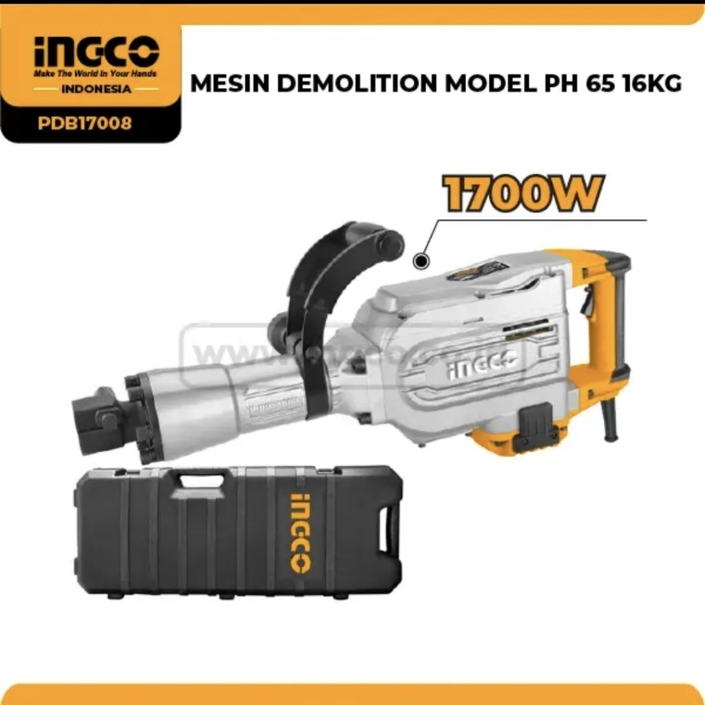 MESIN DEMOLITION MODEL PH 65 16KG PDB17008 INGCO
