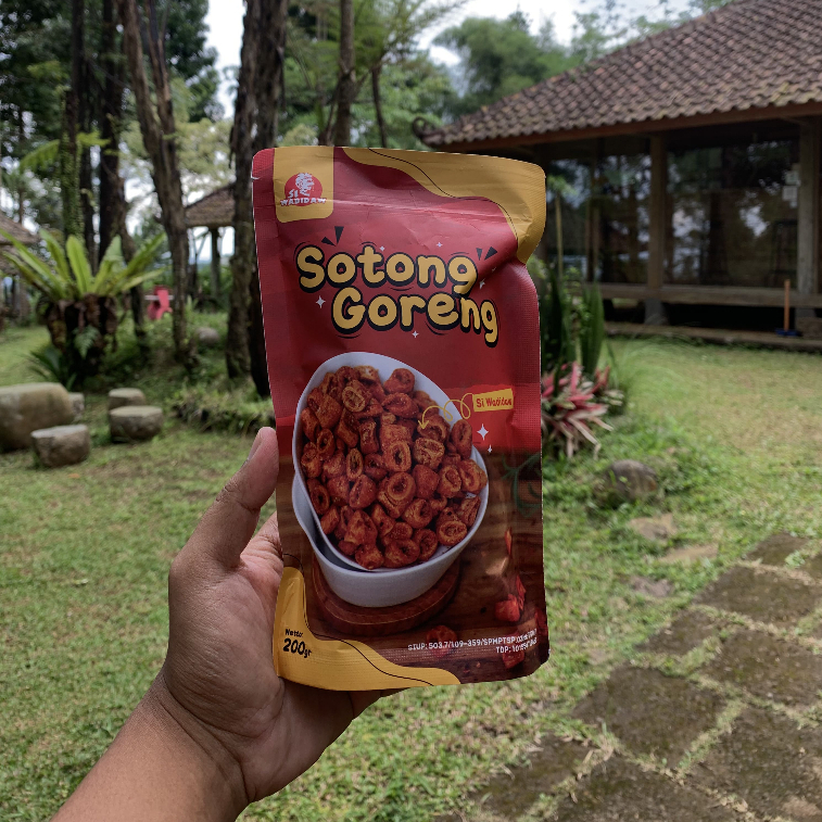 SOTONG GORENG PEDAS 200gr-3BINTANG SNACK TERMURAH