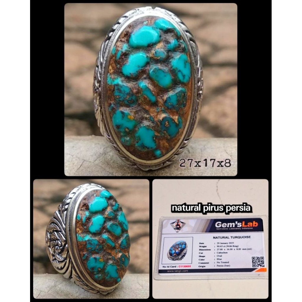 batu pirus ngerikilan super jumbo asli persia iran