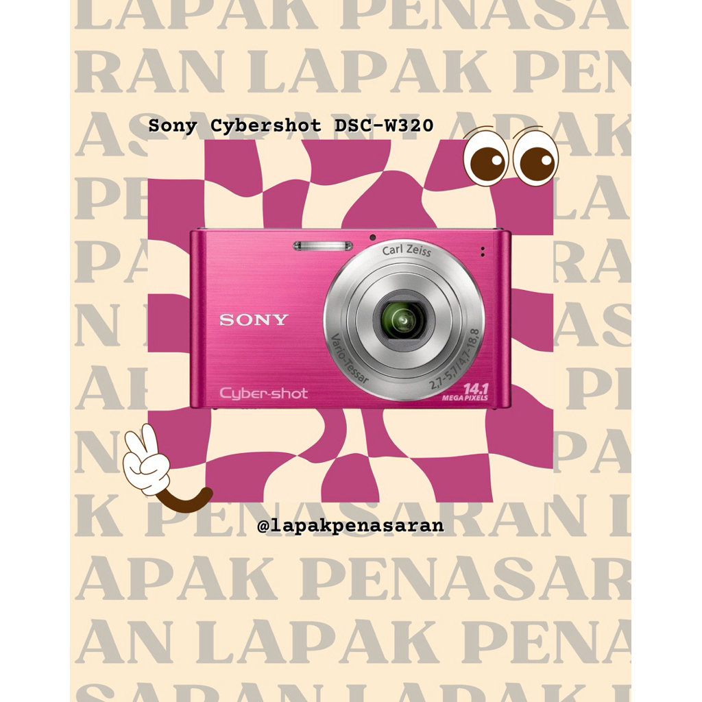 Digicam Sony Cybershot DSC W-320 Pink