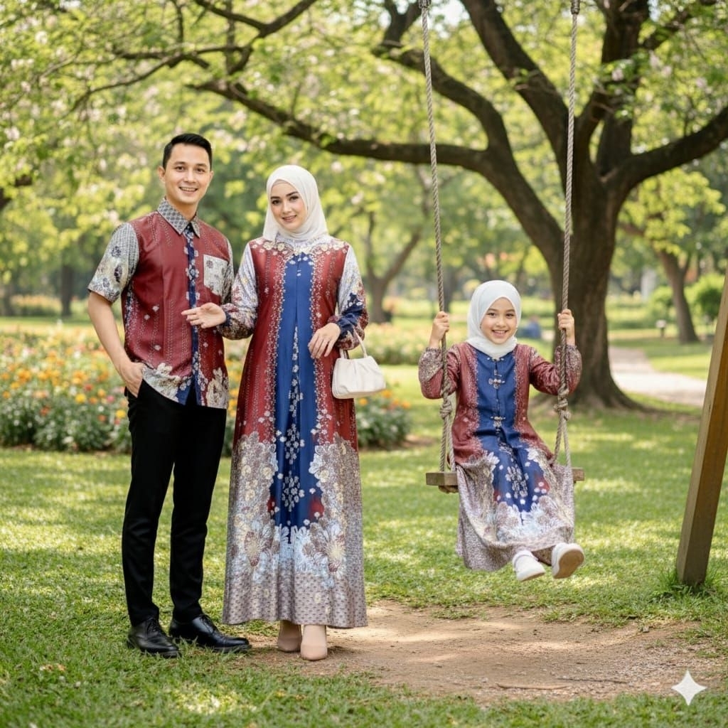 Baju seragam keluarga kekinian|baju couple keluarga pesta Silk Premium|baju seragaman ayah ibu dan a