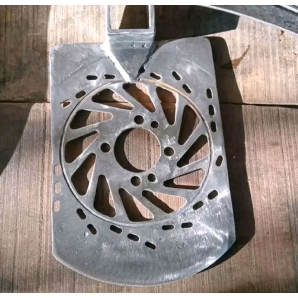 Cangkul Pacul Cakram Motor Original Baja Anti Lengket - Tajam Bahan Baja Anti Lengket