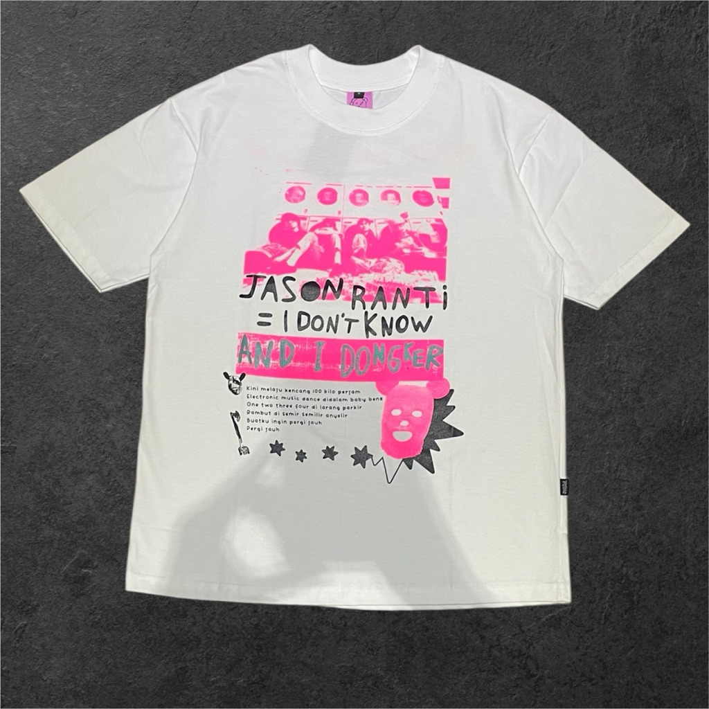 TSHIRT JASON RANTI X DONGKER - WHITE