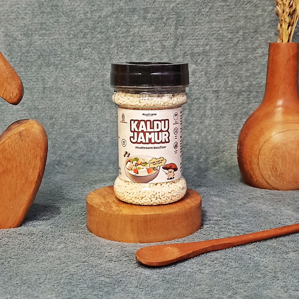 Kaldu Jamur Asli Botol NON MSG - Mushome