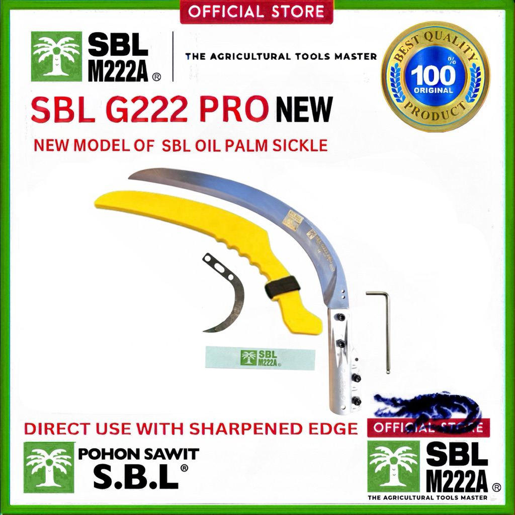 SBL M222A EGREK SBL G222 PRO NEW ORIGINAL MALAYSIA ALAT PANEN PERKEBUNAN SIAP DI GUNAKAN