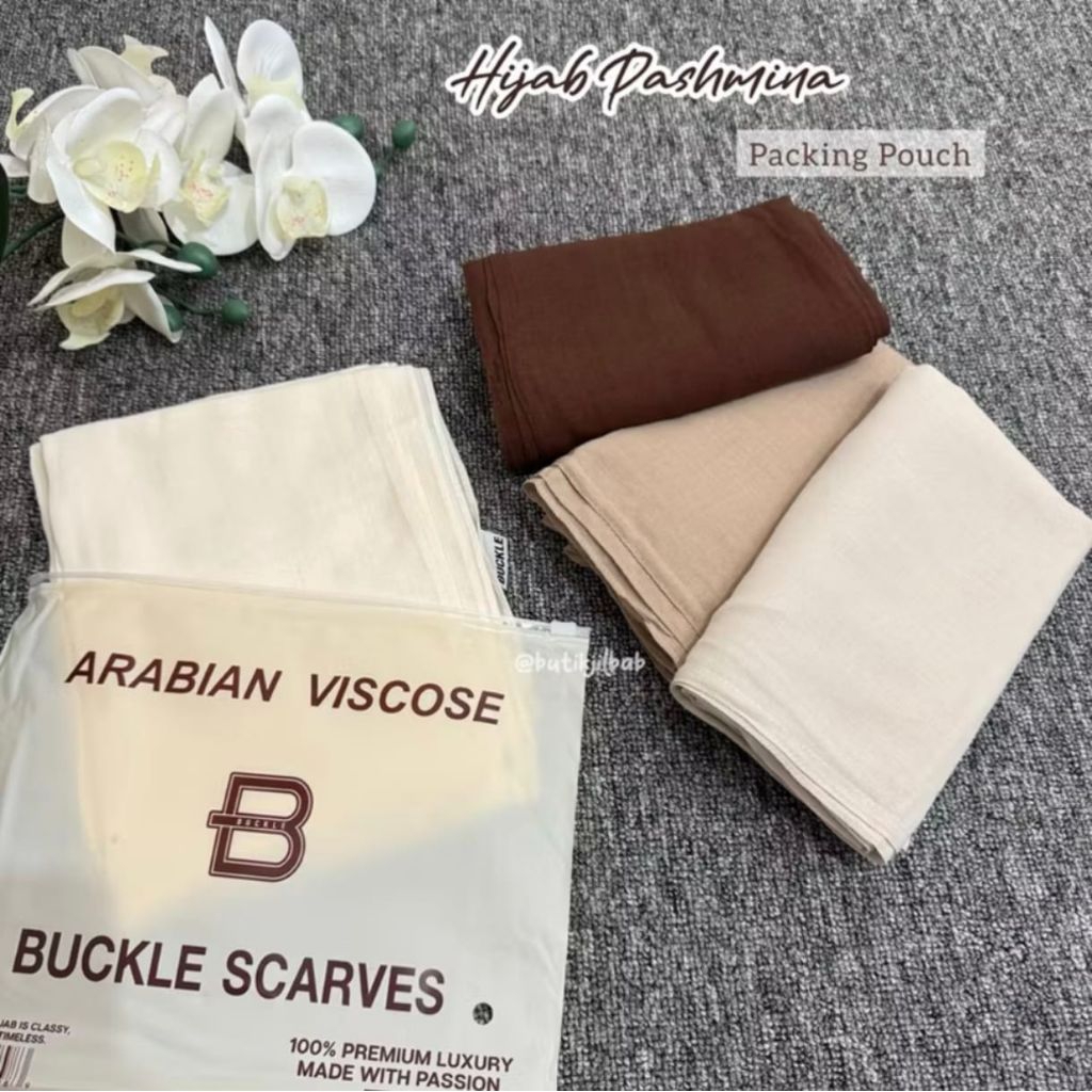 pashmina buckle arabian viscose ukuran 175 X 75