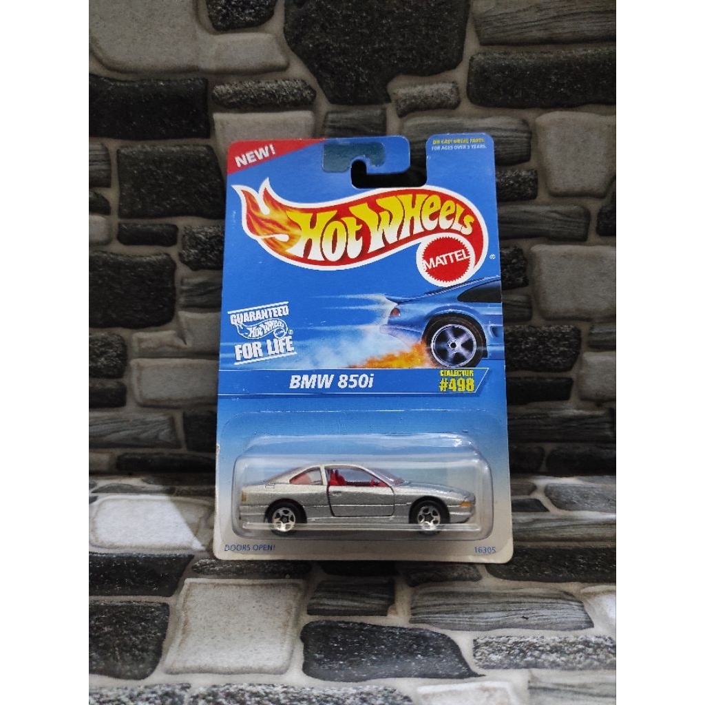 Hot Wheels BMW 850i Open Door - Blue Card