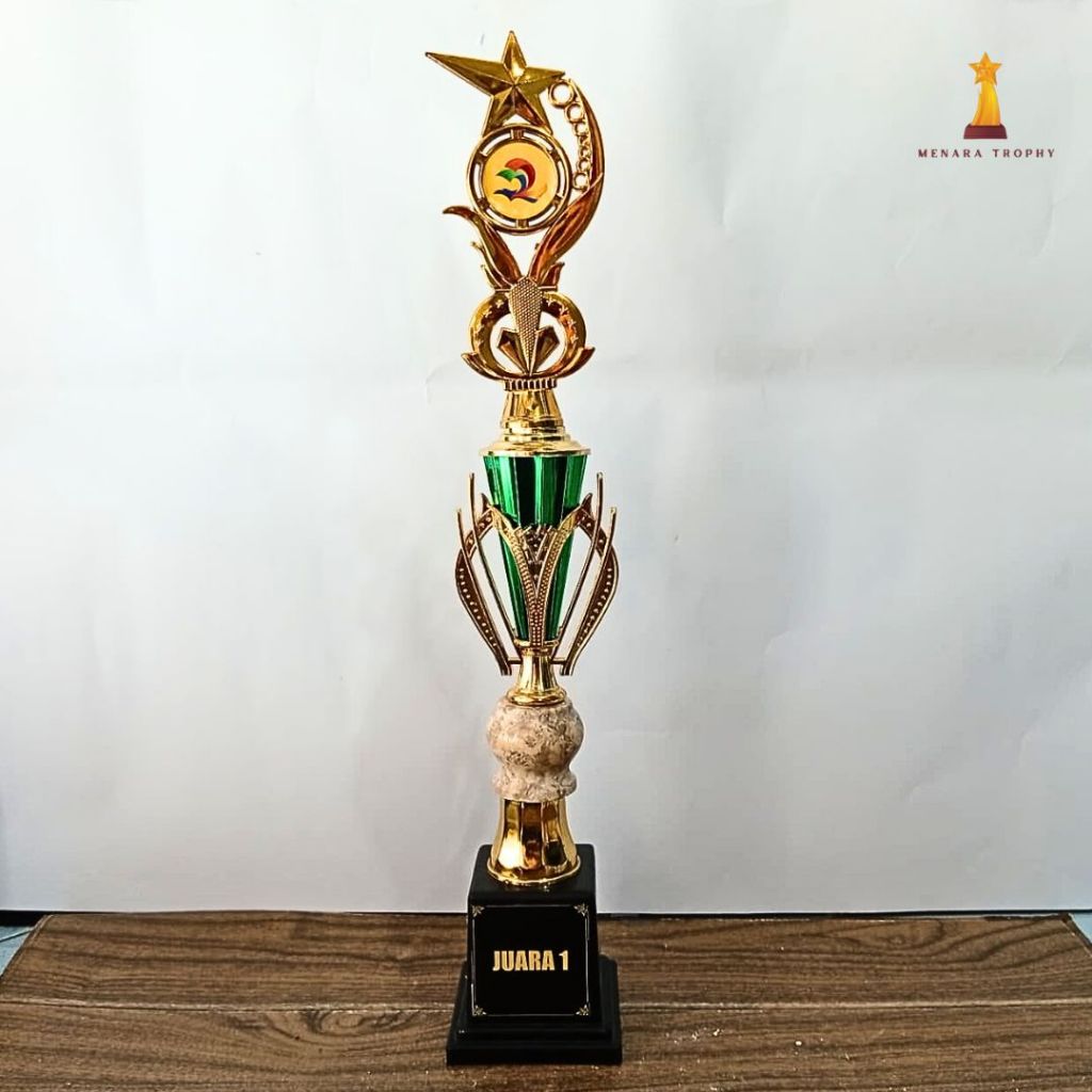 PIALA OSLO KECIL HIJAU | PIALA SET DAN SATUAN | PIALA MURAH