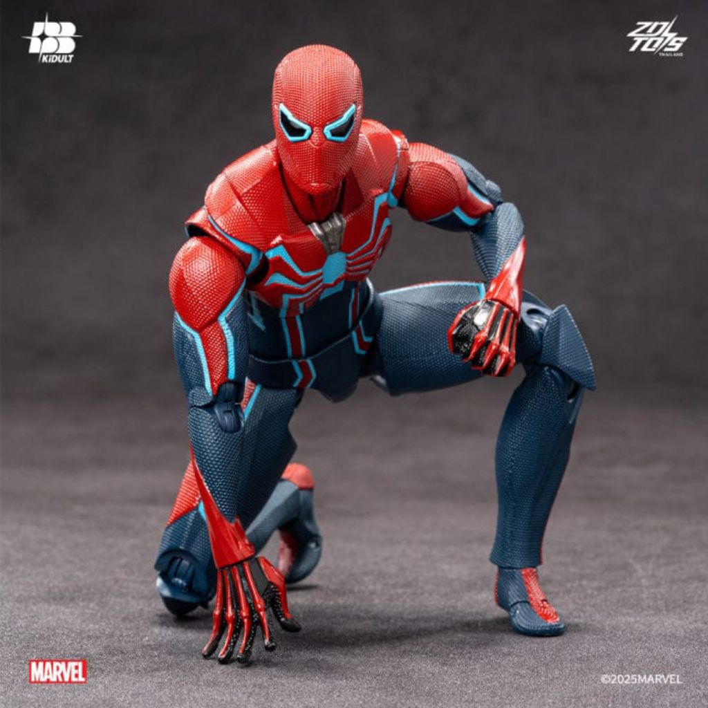 Zd Toys Spiderman Velocity Suit Ps4 Peter Parker Original Figure