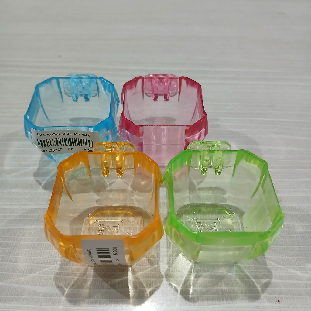 0227-NO.3 KOTAK KECIL MIX WARNA CEPUK ORIQ JAYA