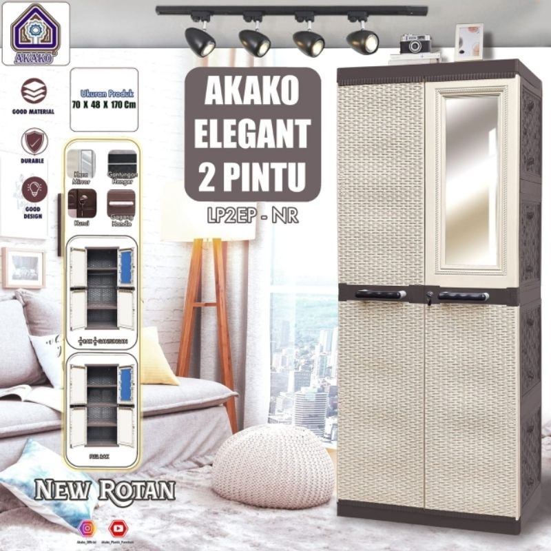 Lemari Akako 2 Pintu Jumbo
