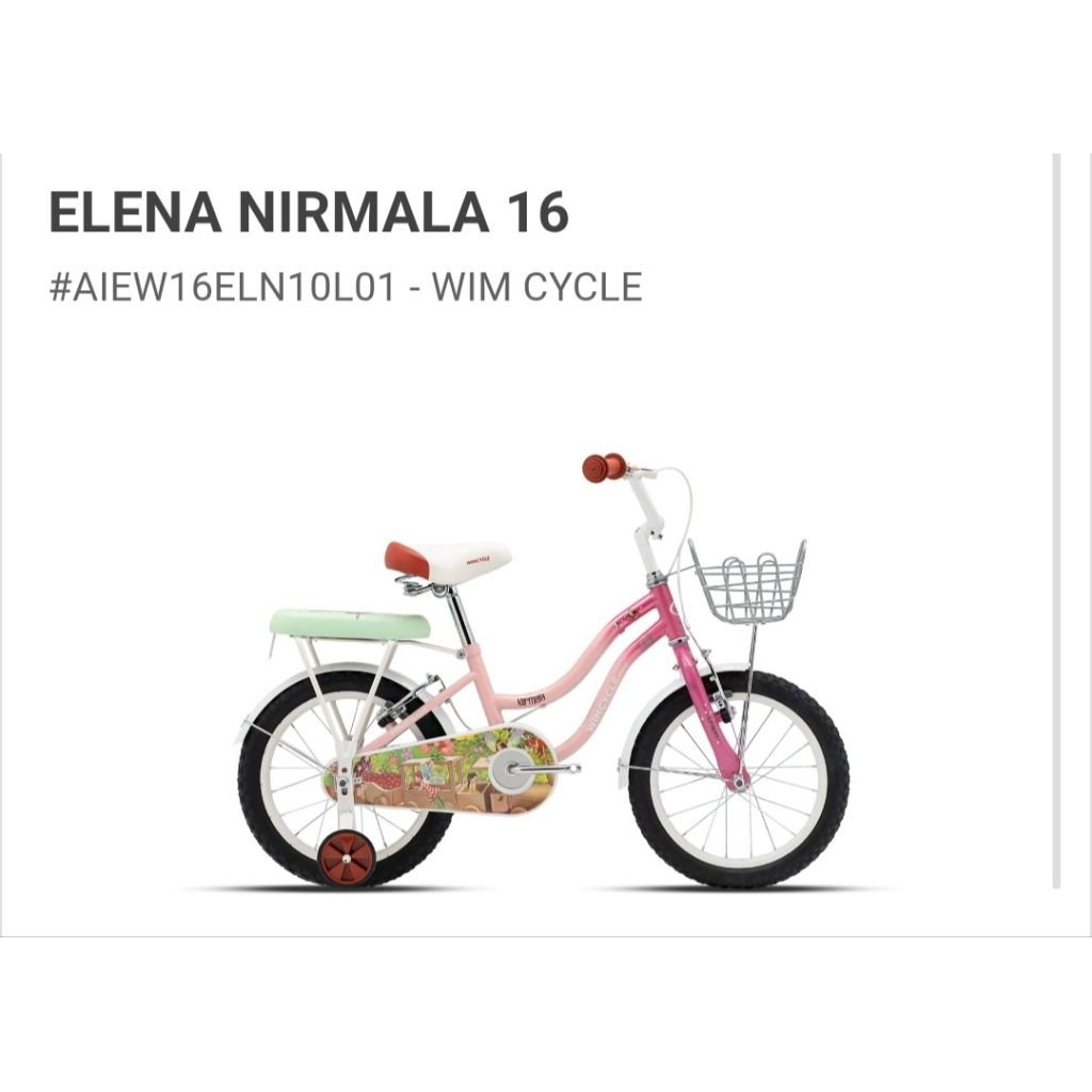 citibike sepeda mini anak2 16"Elena 3-7th Wimcycle 18 Yuna