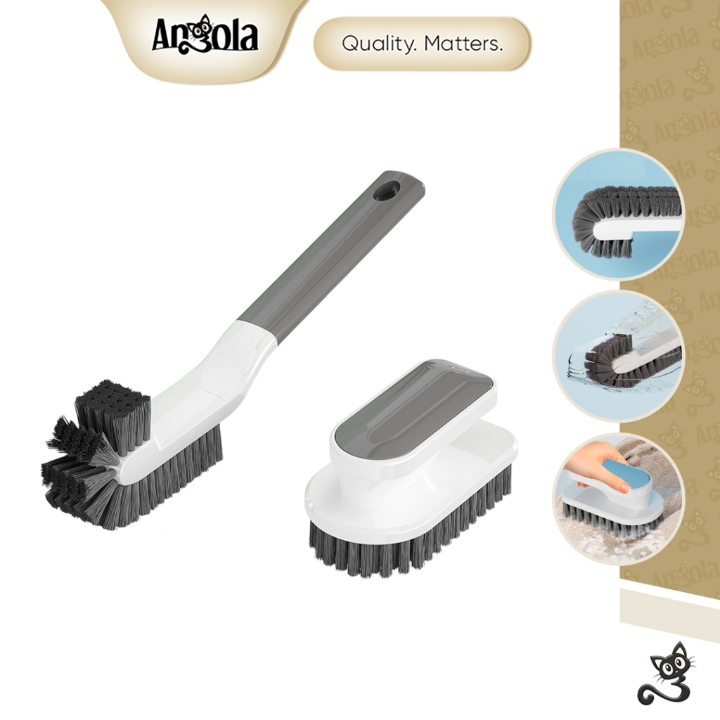 ANGOLA Sikat Pembersih Serbaguna S13A-S14A Sikat Pembersih Sepatu/Baju/Cleaning Brush/Sikat Multifungsi