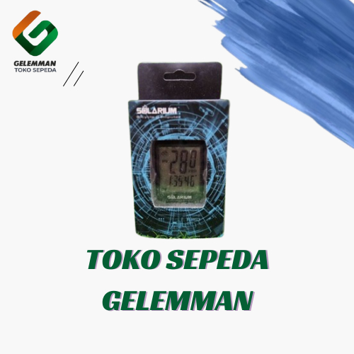 Speedometer sepeda solarium wireless