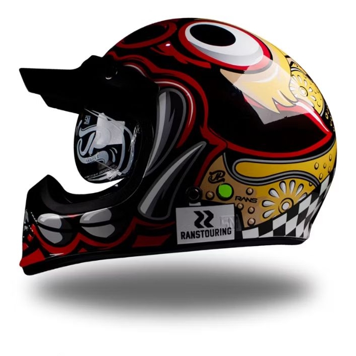 Helm Cakil Fullface JP Retro Signature Barong Rans - Galeri JPX Bandung