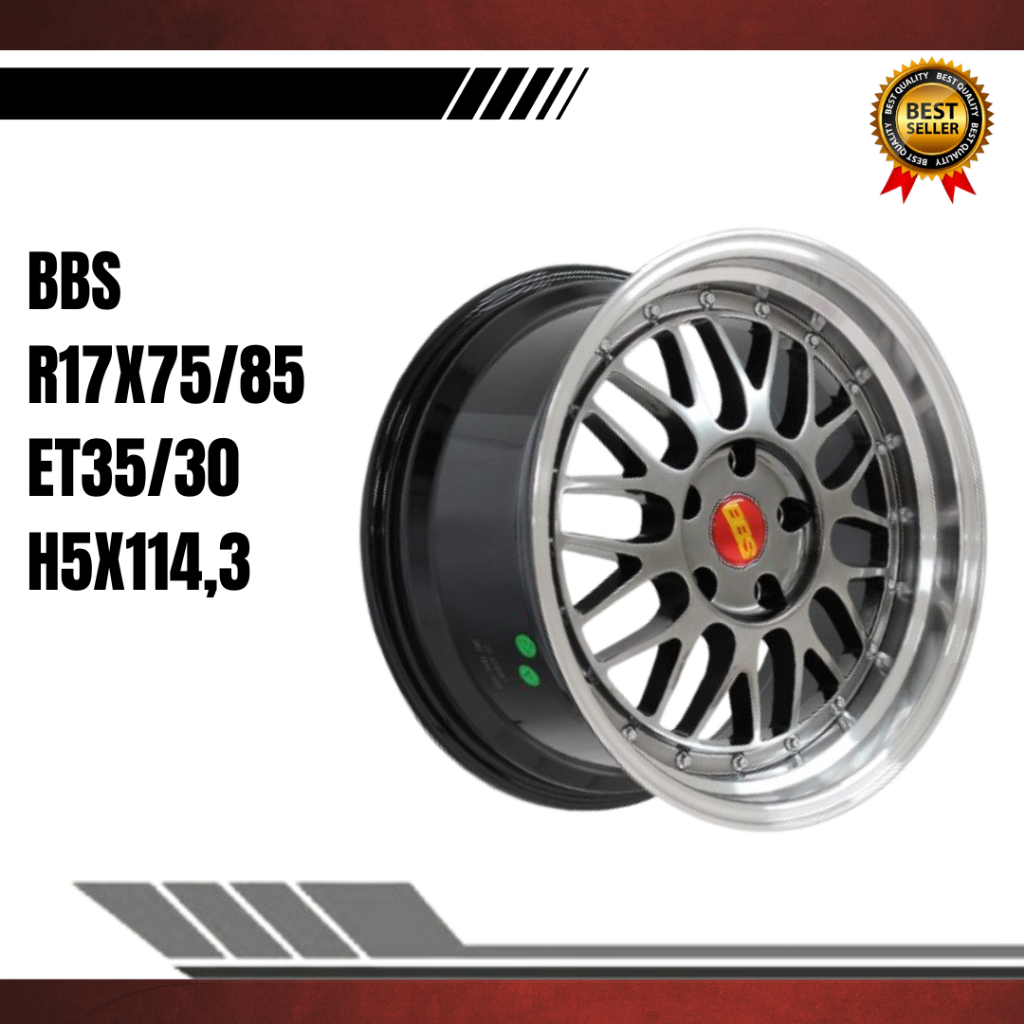 Velg Mobil model bbs ring 17 hole 5x114,3 cocok untuk ertiga,xl7 dll