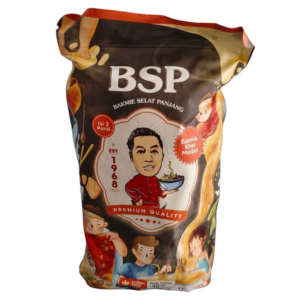 Mi Bakmi Selat Panjang Medan MIE KERITING TIONG SIM BAKMIE KHEK 1pack isi 2 Khas Medan