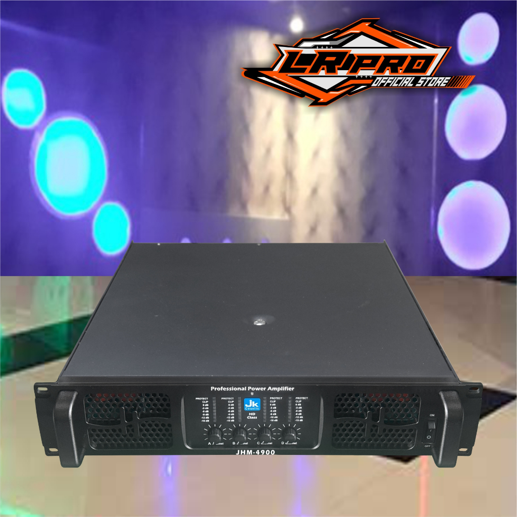 Power Amplifier Class H Jk coustic JHM 4900 4x900 watt 8Ohm