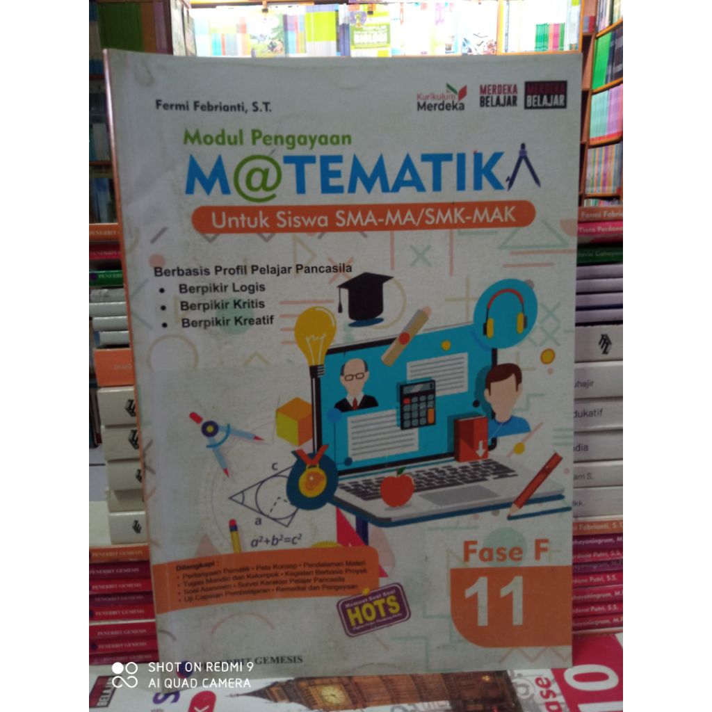 Buku modul pengayaan matematika untuk SMA kelas 11 gemesis original