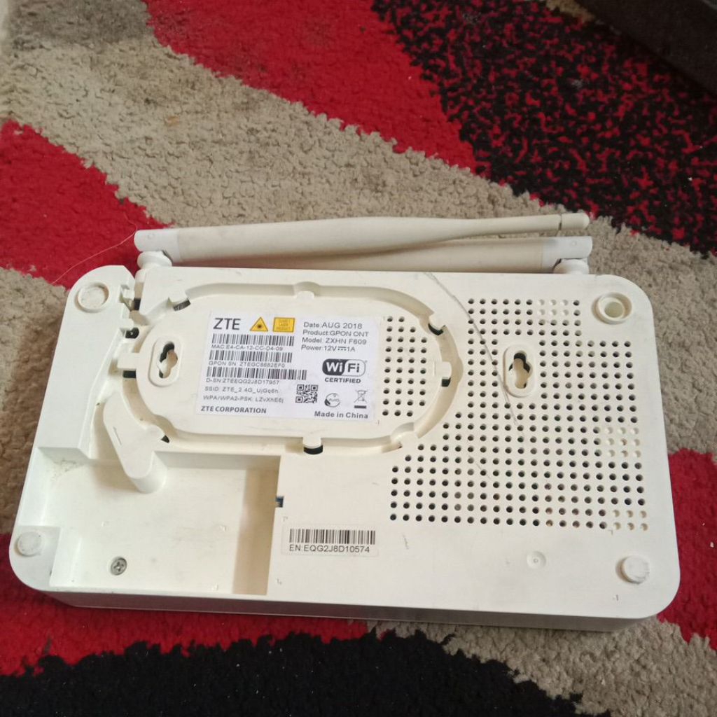 Router ZTE F609