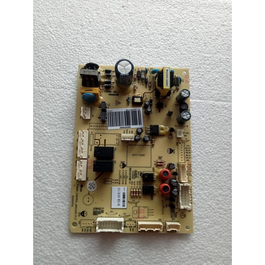 MODUL PCB KULKAS POLYTRON SIDE BY SIDE INVERTER KB5150(CEM-1) 4 PINTU ORIGINAL