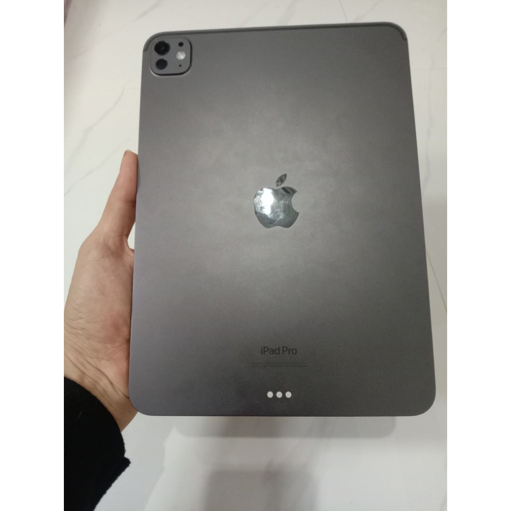 Apple iPad Pro 11 Inch 2024 M4, 256GB, Mesin Normal Minus LCD Retak Dan Gelap