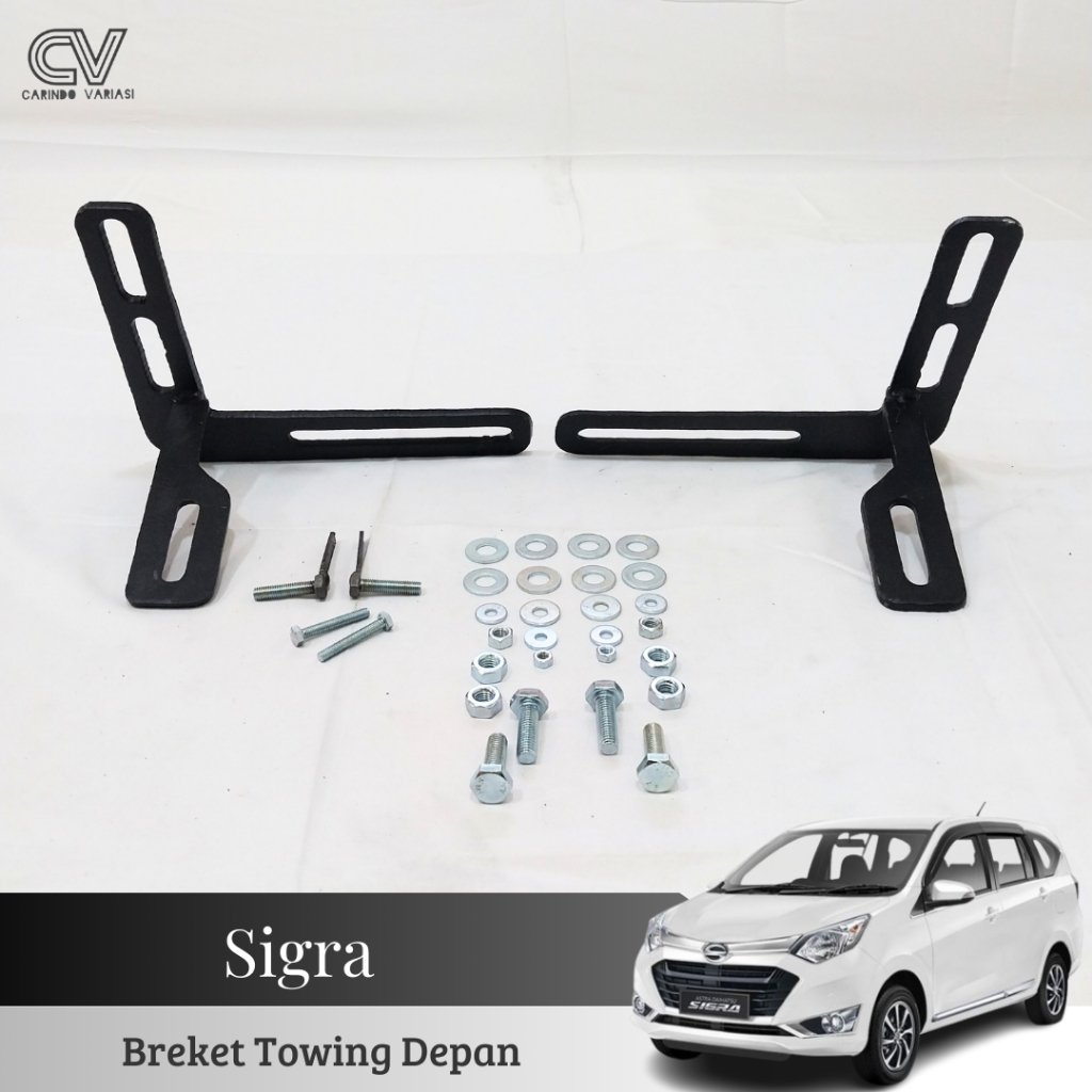 Breket Dudukan Plus Baut Towing Depan Mobil Sigra