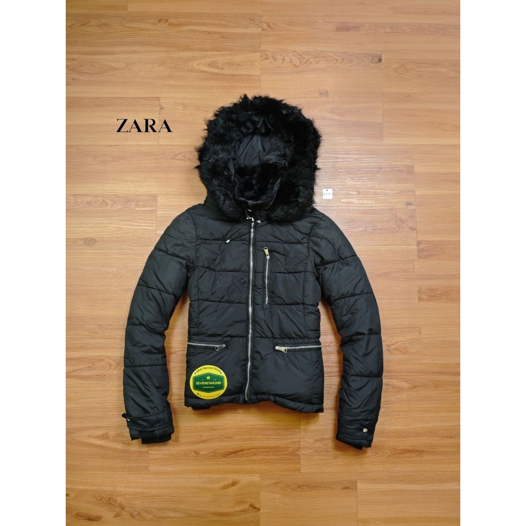 zara Casual puffer padded woman crop jacket