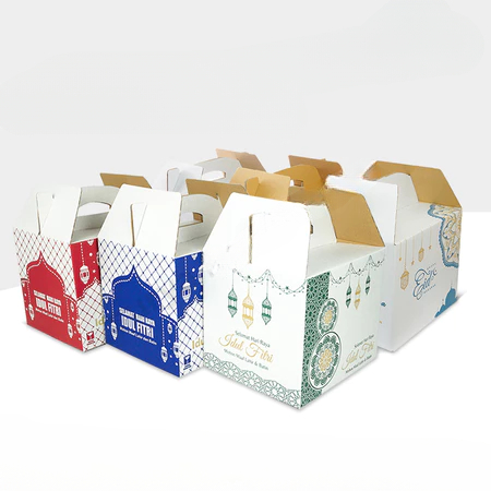 Box Jinjing Kotak Kardus Hampres Souvenir Motif Lebaran Kotak Parcel Jinjing