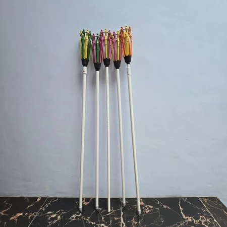 Tongkat Lampu Ganti Lepas Stik Lampu Bohlam Stick Satu Set Tongkat dan Kepala Stik Lampu Jumbo 1,5 m