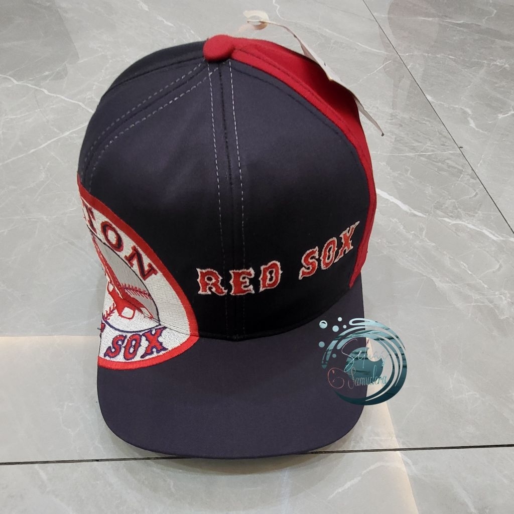 Topi Vintage MLB x Twins Enterprise x Boston Red Sox Big Logo RARE 100% Authentic