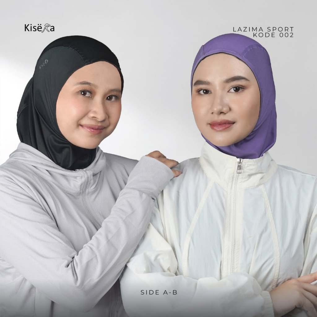 Kisera Official | Bergo Lazima  sport 002 | Satu Kerudung Empat Warna | Kerudung Bolak-Balik pertama