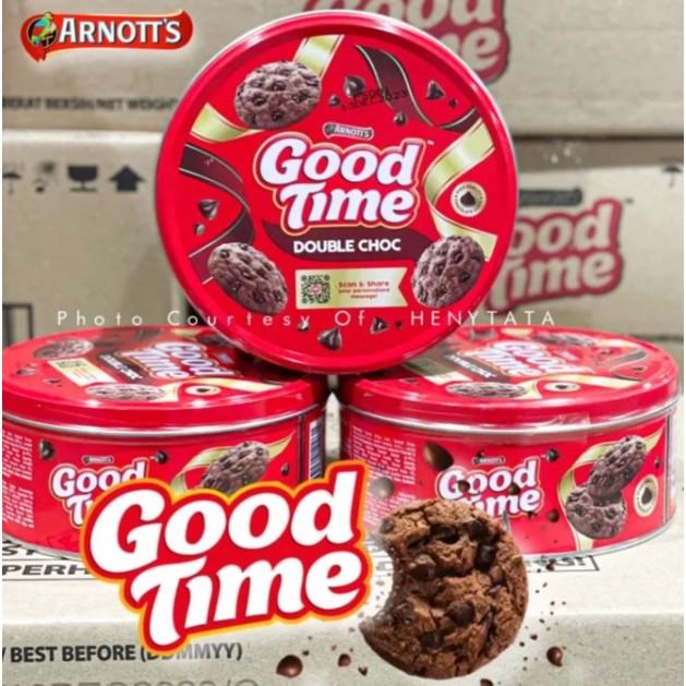 Good Time Kue Choco Chips Kemasan Kaleng 149 gr - Suguhan Lebaran